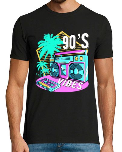 Camiseta Hombre Manga Corta traje de vibraciones de los 90 estética laTostadora - latostadora.com - Modalova