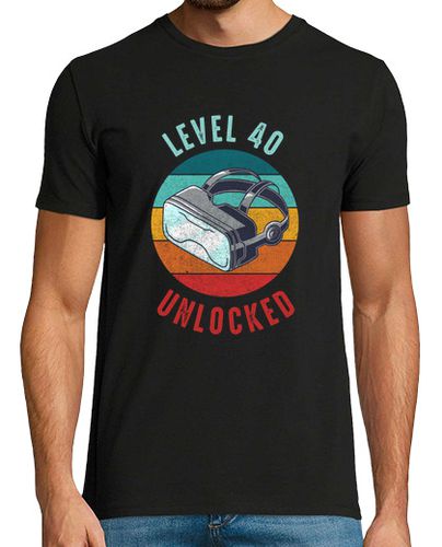 Camiseta nivel 40 desbloqueado realidad virtual - latostadora.com - Modalova