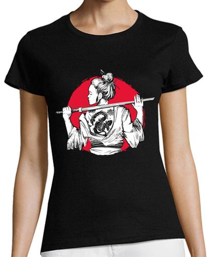 Samurai niña dragón tatuaje katana espa - latostadora.com - Modalova
