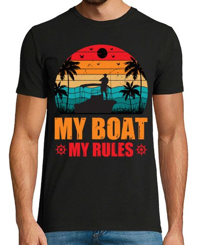 Camiseta Hombre Manga Corta regalo de barco capitán barco laTostadora - latostadora.com - Modalova