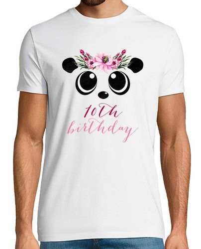 Camiseta niña panda 10 cumpleaños 10 años regalo panda - latostadora.com - Modalova