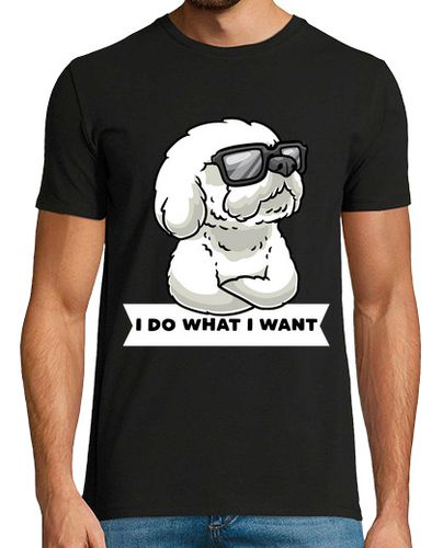 Camiseta perro bichón frisé obstinado con - latostadora.com - Modalova