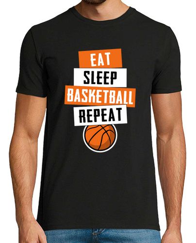 Camiseta comer dormir baloncesto repetir gracios - latostadora.com - Modalova