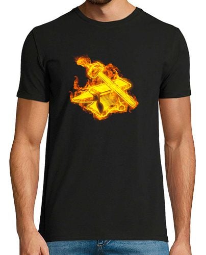 Camiseta Fire Forging Flames Forge Hammer laTostadora - latostadora.com - Modalova