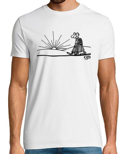 Camiseta Camiseta Blasillos puesta de sol - latostadora.com - Modalova