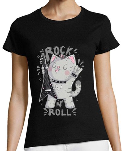 Camiseta mujer Rock n Roll C - latostadora.com - Modalova