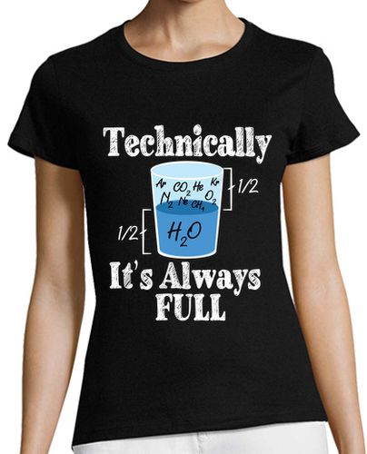 Camiseta mujer técnicamente siempre es una broma de ciencia completa - latostadora.com - Modalova