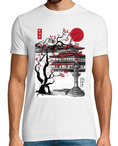 Camiseta Temple of the Golden Pavilion sumi e - latostadora.com - Modalova