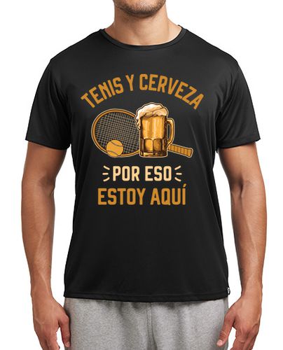 Camiseta tenis y cerveza tennis para tenista - latostadora.com - Modalova