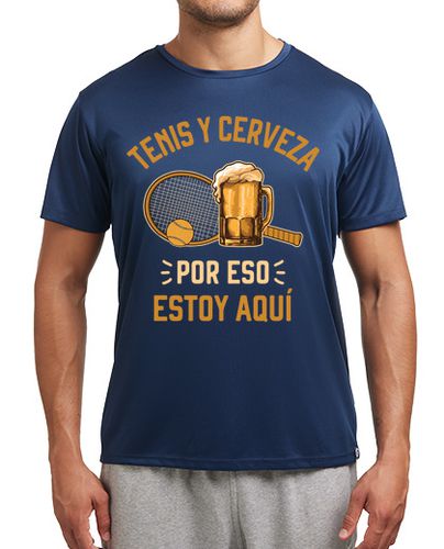 Camiseta Hombre Deportiva tenis y cerveza tennis para tenista laTostadora - latostadora.com - Modalova