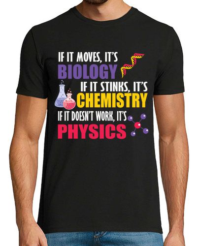 Camiseta biología química física ciencia broma - latostadora.com - Modalova