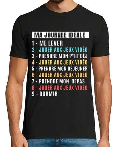 Camiseta gamer mi día ideal friki humor laTostadora - latostadora.com - Modalova