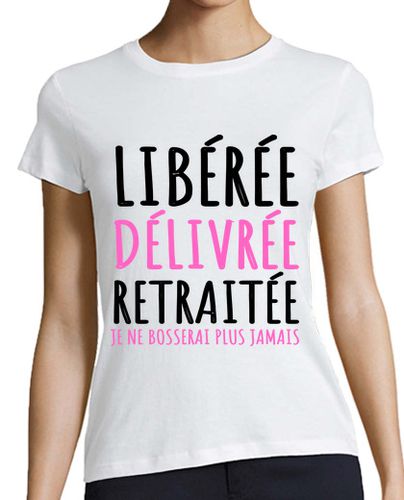 Camiseta Mujer Manga Corta regalo de humor jubilado lanzado lanzado laTostadora - latostadora.com - Modalova