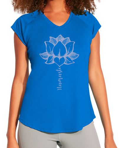 Camiseta deportiva mujer Yoga Lotus How to Meditate Namaste Lotus Meditation Grateful laTostadora - latostadora.com - Modalova