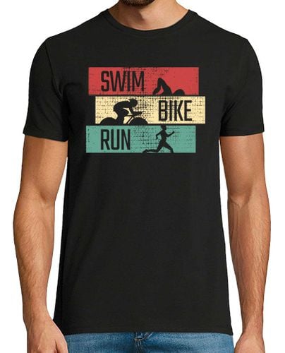 Camiseta Swim Bike Run - latostadora.com - Modalova