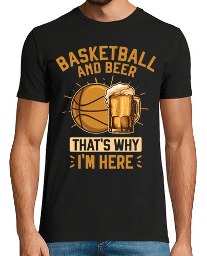 Camiseta baloncesto y cerveza baloncesto y cerve - latostadora.com - Modalova