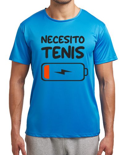 Camiseta necesito tenis bateria baja tenista - latostadora.com - Modalova