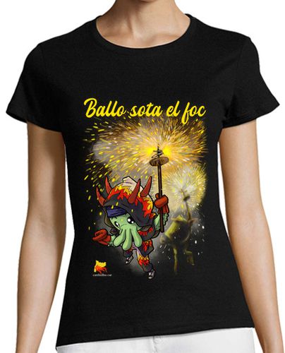 Camiseta mujer Ballo sota el foc - latostadora.com - Modalova