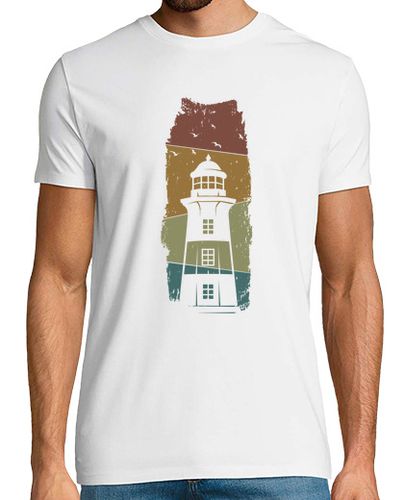 Camiseta Hombre Manga Corta faro idea de regalo faros costa laTostadora - latostadora.com - Modalova