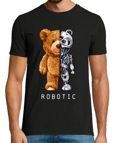 Camiseta Robotic Oso Peluche Robot Osito Terminator Robótica Friki - latostadora.com - Modalova