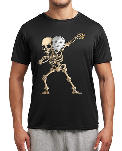 Camiseta deportiva jugador de pádel frotando esqueleto crá - latostadora.com - Modalova