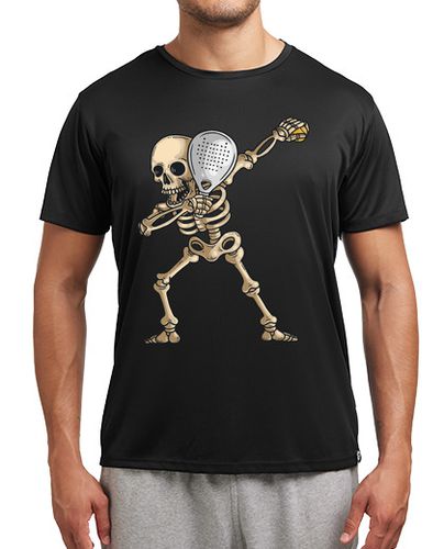 Camiseta Hombre Deportiva jugador de pádel frotando esqueleto crá laTostadora - latostadora.com - Modalova