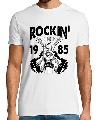 Camiseta rockeando desde 1985 - latostadora.com - Modalova