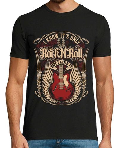 Camiseta Hombre Manga Corta I Know Its Only Rock n Roll laTostadora - latostadora.com - Modalova