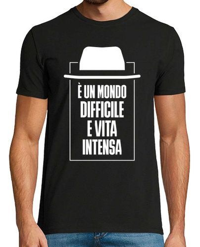 Camiseta Hombre Manga Corta MONDO DIFFICILE CAMISETA TONINO CAROTONE CAMISETA ME CAGO EN EL AMOR CAMISETA MONDO DIFFICILE MAGLIE laTostadora - latostadora.com - Modalova