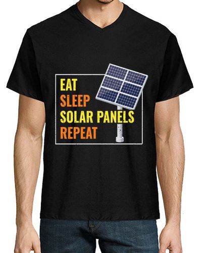 Camiseta comer dormir paneles solares fotovoltai laTostadora - latostadora.com - Modalova