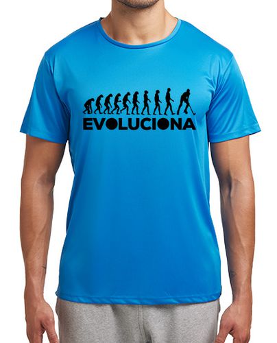 Camiseta deportiva Evoluciona hockey patines negro - latostadora.com - Modalova