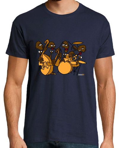 Camiseta Hombre Manga Corta Banana Jazz Band laTostadora - latostadora.com - Modalova