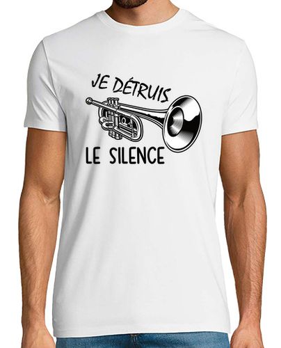 Camiseta yo destruyo silencio camiseta trompeta - latostadora.com - Modalova