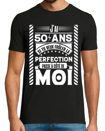 Camiseta Hombre Manga Corta Tengo 50 años perfección cumpleaños laTostadora - latostadora.com - Modalova