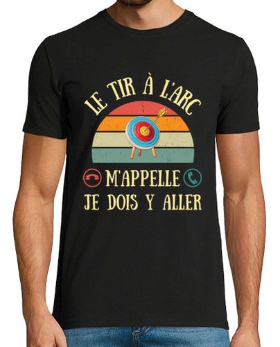 Camiseta Hombre Manga Corta tiro con arco llámame humor arquero laTostadora - latostadora.com - Modalova