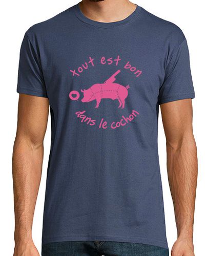 Camiseta todo es bueno en el cerdo 2 - latostadora.com - Modalova