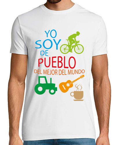 Camiseta Hombre Manga Corta yo soy de pueblo laTostadora - latostadora.com - Modalova