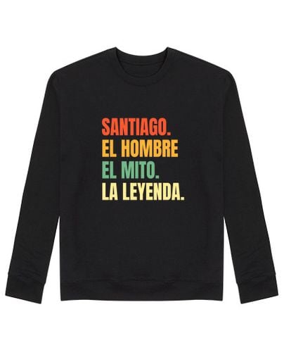 Sudadera Sin Capucha Unisex Nombre Santiago Cumpleanos Regalo Anos laTostadora - latostadora.com - Modalova