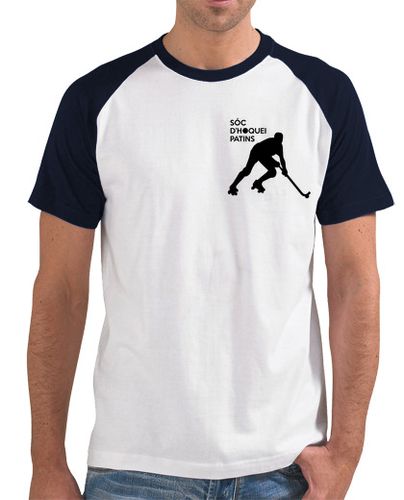 Camiseta Hombre Estilo Béisbol Hockey patines 2 negro laTostadora - latostadora.com - Modalova