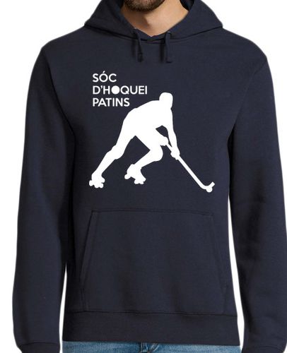 Sudadera Con Capucha Para Hombre Hockey patines 2 blanco laTostadora - latostadora.com - Modalova