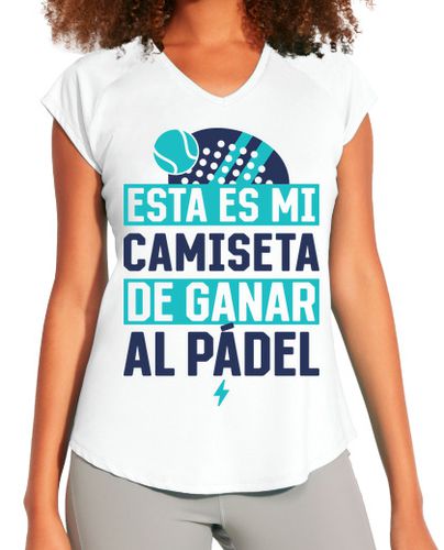 Camiseta deportiva mujer Mi camiseta de ganar al pádel laTostadora - latostadora.com - Modalova