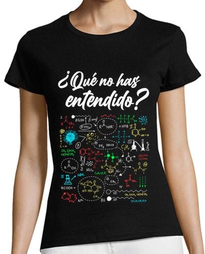 Camiseta Mujer Manga Corta Qué No Has Entendido Ciencia Matemáticas Regalo Profesora laTostadora - latostadora.com - Modalova