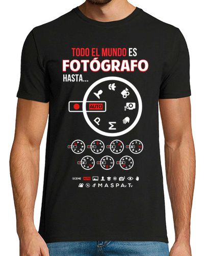 Camiseta Hombre Manga Corta Todo El Mundo Es Fotógrafo Cámara Fotos Fotografía laTostadora - latostadora.com - Modalova