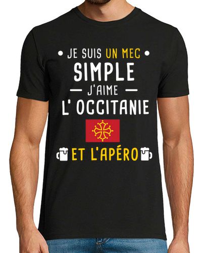 Camiseta occitano bandera aperitivo chico simple - latostadora.com - Modalova