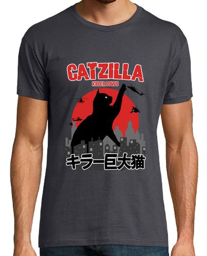 Camiseta gatozilla I catzilla laTostadora - latostadora.com - Modalova