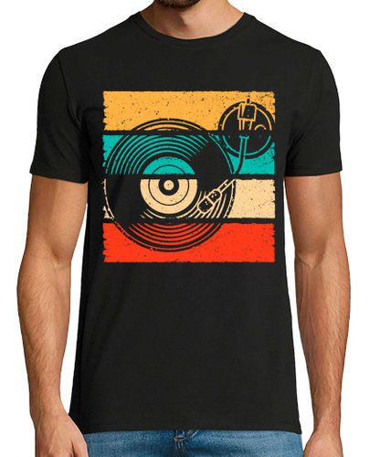 Camiseta Tocadiscos Vintage Vinilos Discos De Vinilo Deejay Música Retro 80 laTostadora - latostadora.com - Modalova