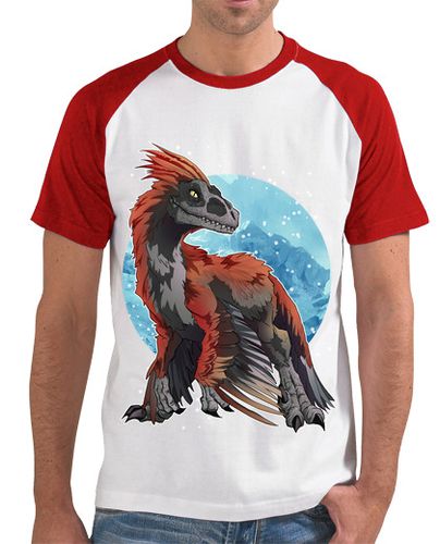 Camiseta Hombre Estilo Béisbol Pyroraptor laTostadora - latostadora.com - Modalova