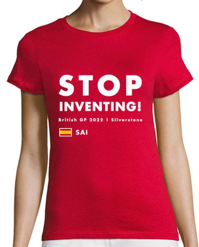 Camiseta mujer STOP inventing - latostadora.com - Modalova