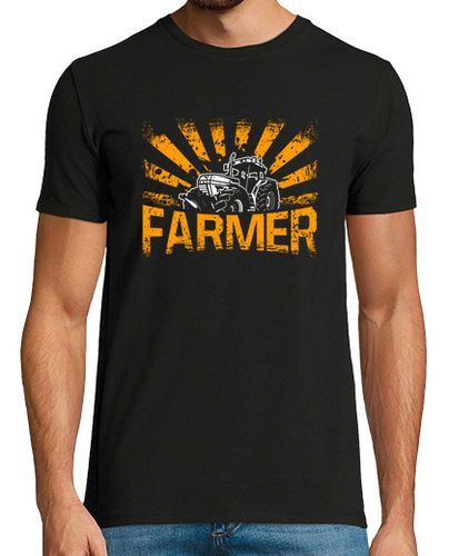 Camiseta Hombre Manga Corta Farmer Tractor Farm Farming Lover laTostadora - latostadora.com - Modalova