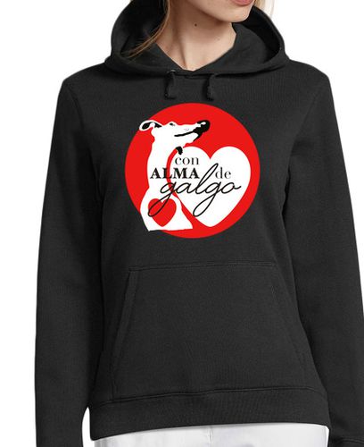 Sudadera Con Capucha Para Mujer Con alma de galgo laTostadora - latostadora.com - Modalova